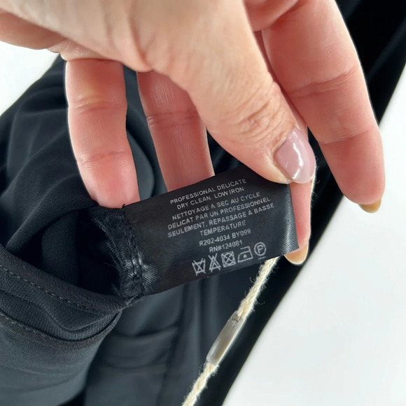 Proenza Schouler NWT Women's Cady Sleeveless Knotted Back Top Black Size 0 - Picture 12 of 14